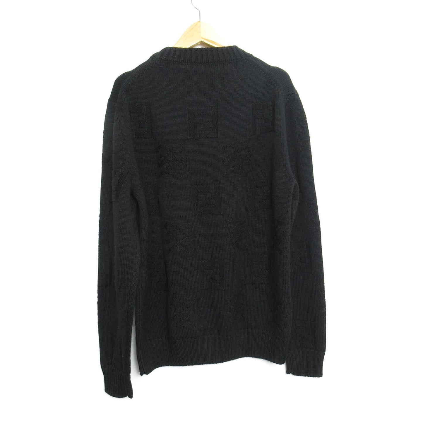 Luxury Fendi Sweater Sweater Wool Black