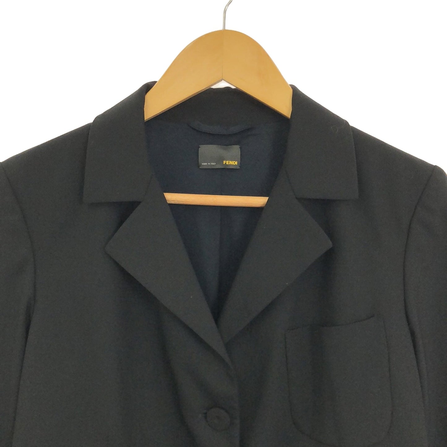 Luxury Fendi Jacket Tailored jacket Wool Black
