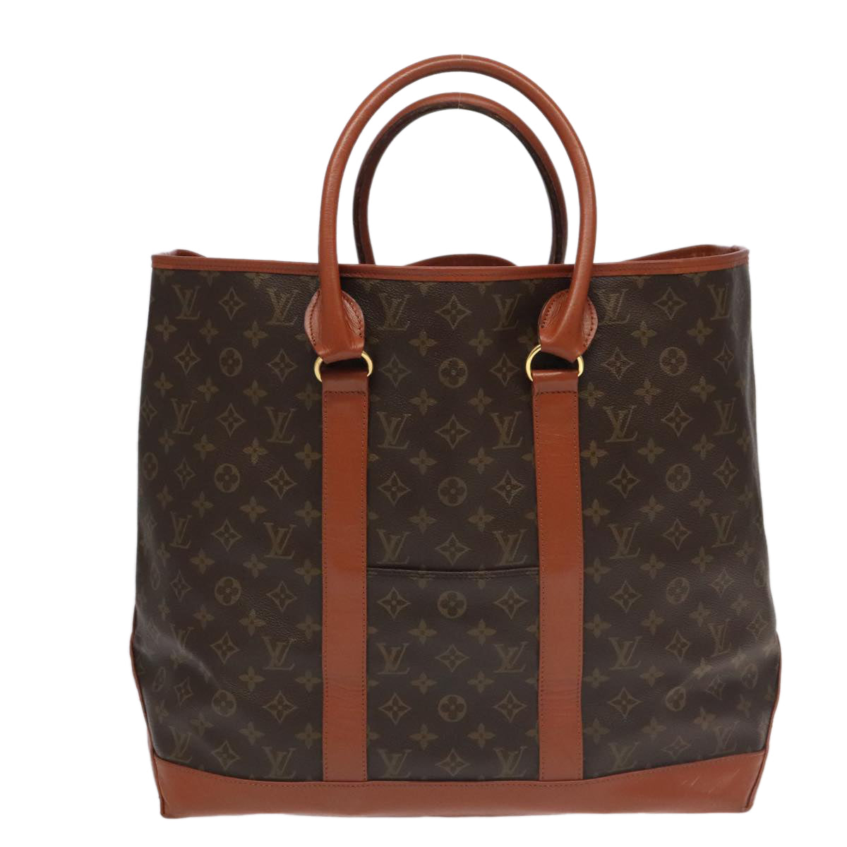 LOUIS VUITTON Monogram Sac Weekend GM Tote Bag M42420 LV 91740