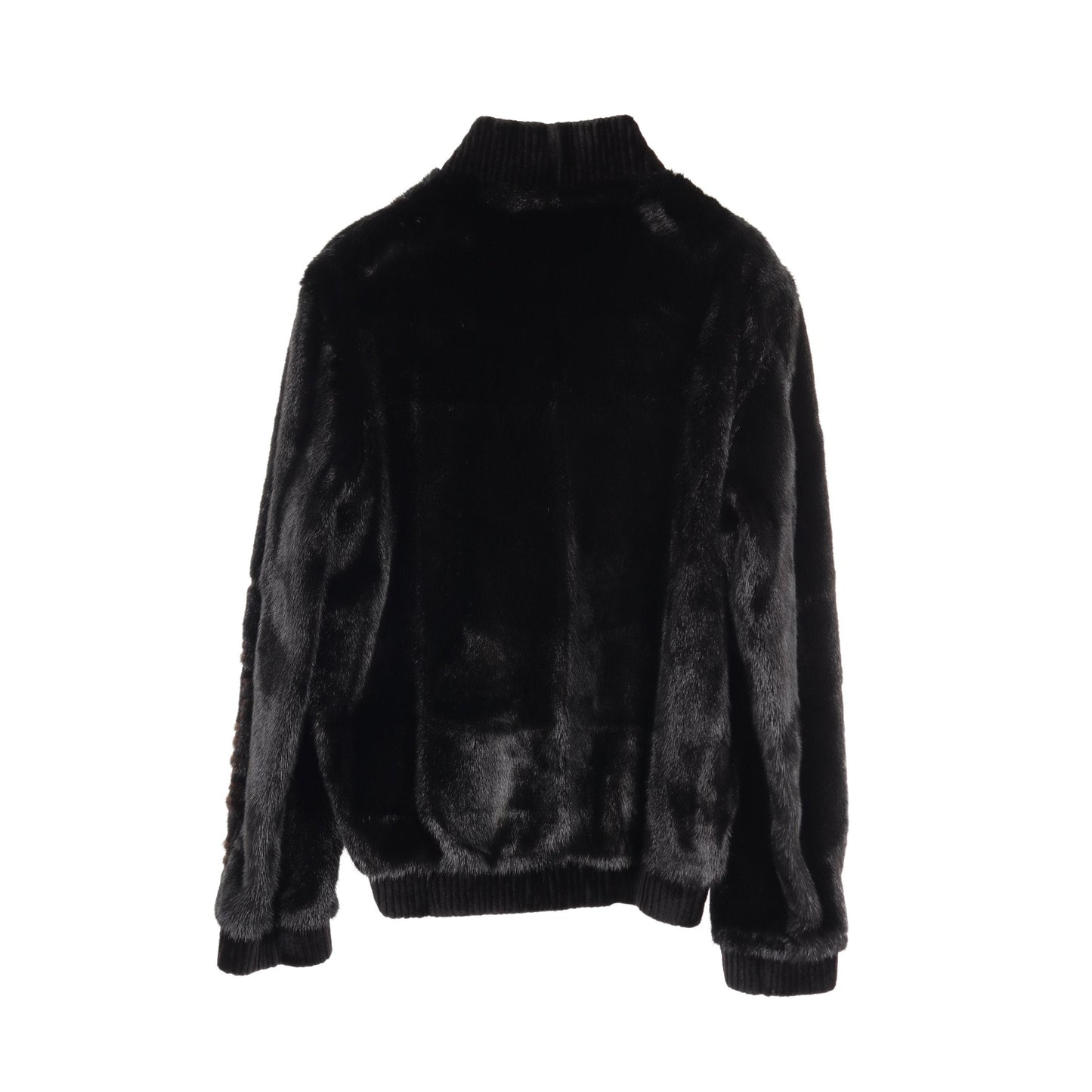 Luxury Fendi Blouson Mink Black Dark brown