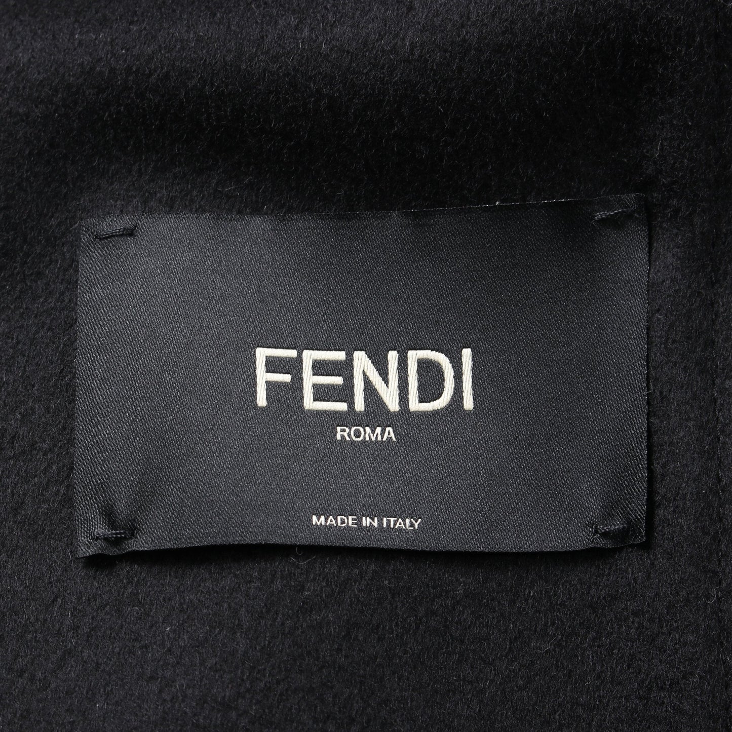 Luxury Fendi Zucca Jacket Mouton Black Gray