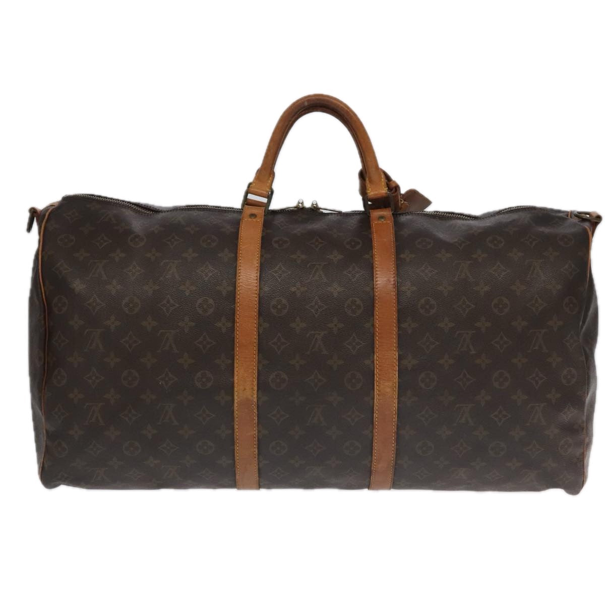 LOUIS VUITTON Monogram Keepall Bandouliere 60 Boston Bag M41412 LV 91761