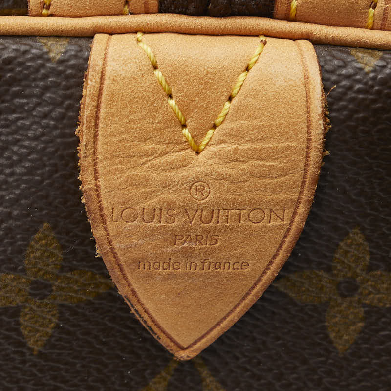 Louis Vuitton Monogram Baseball 45 Boston Bag Travel Bag M41624 Brown PVC Leather  Louis Vuitton