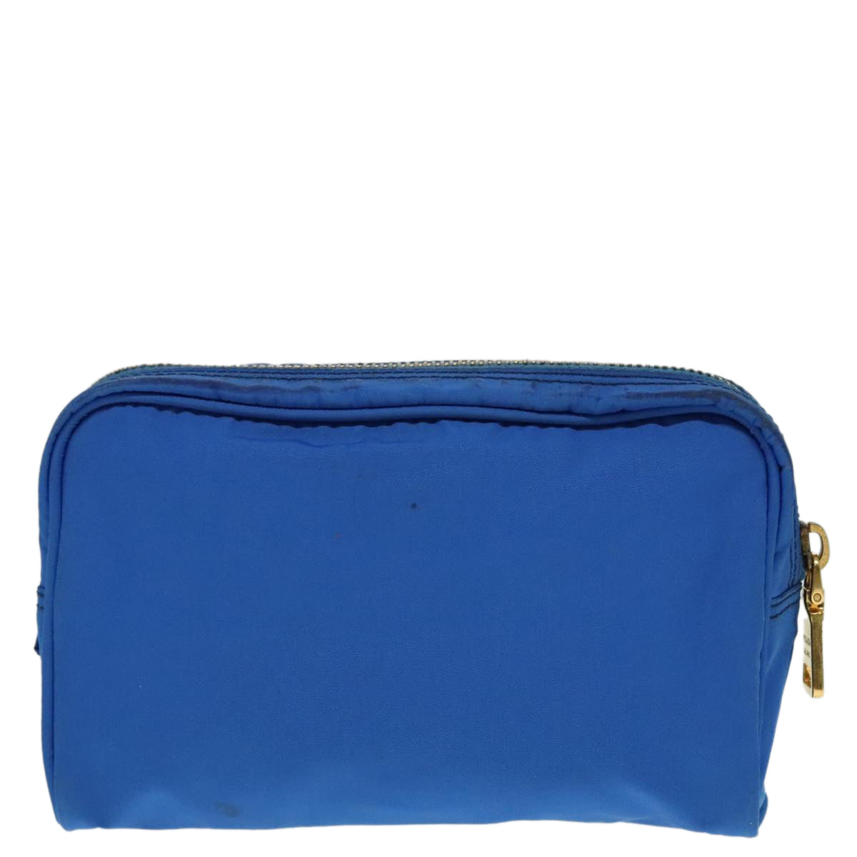 Luxury Prada Pouch Nylon Blue Gold  91930