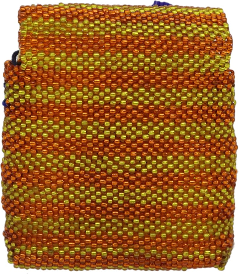 Luxury Fendi Chain Shoulder Bag Beads Orange Gold91931