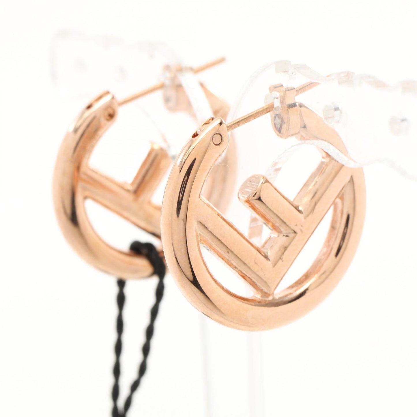 Luxury Fendi F Is Luxury Fendi Earrings Stainless steel Gold
