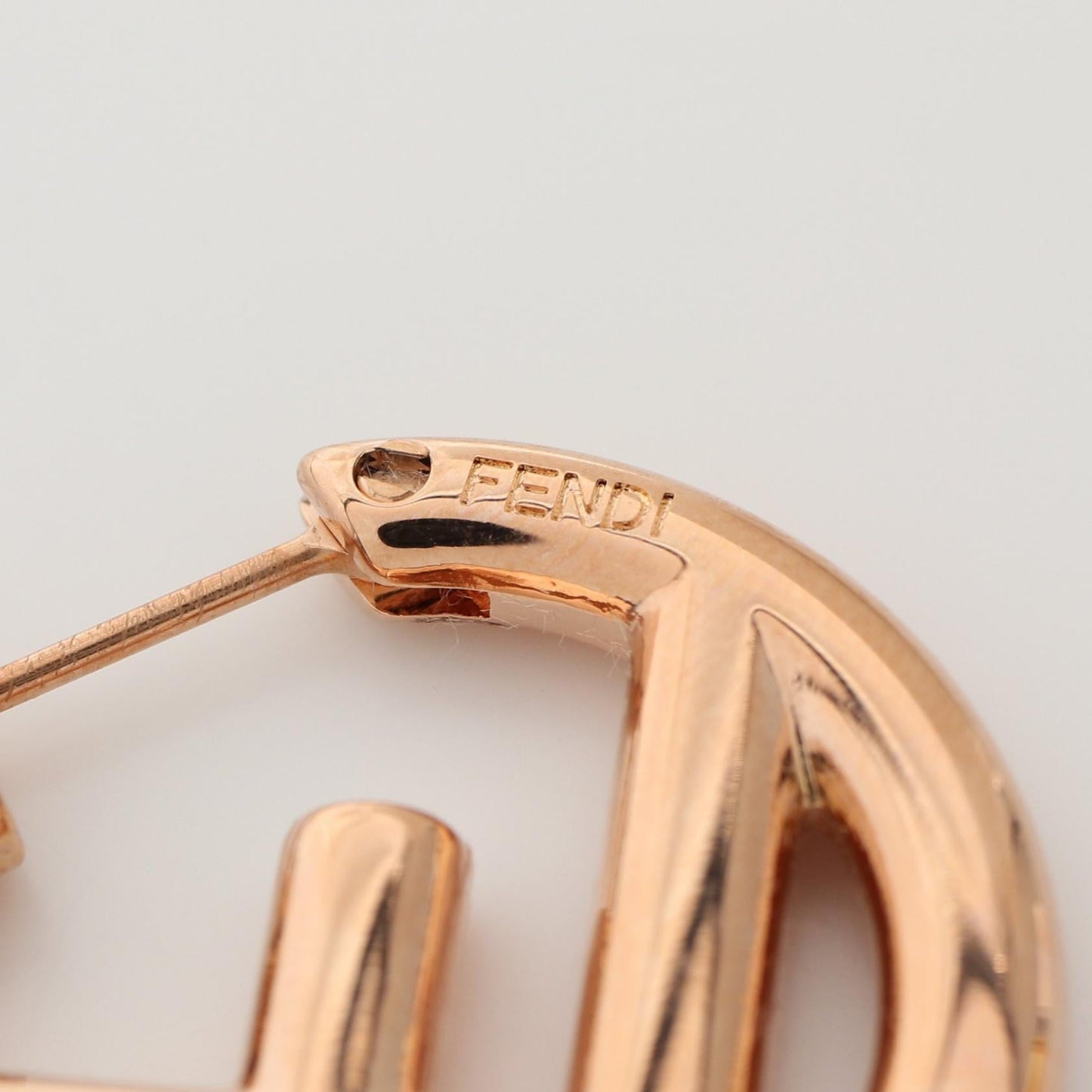 Luxury Fendi F Is Luxury Fendi Earrings Stainless steel Gold