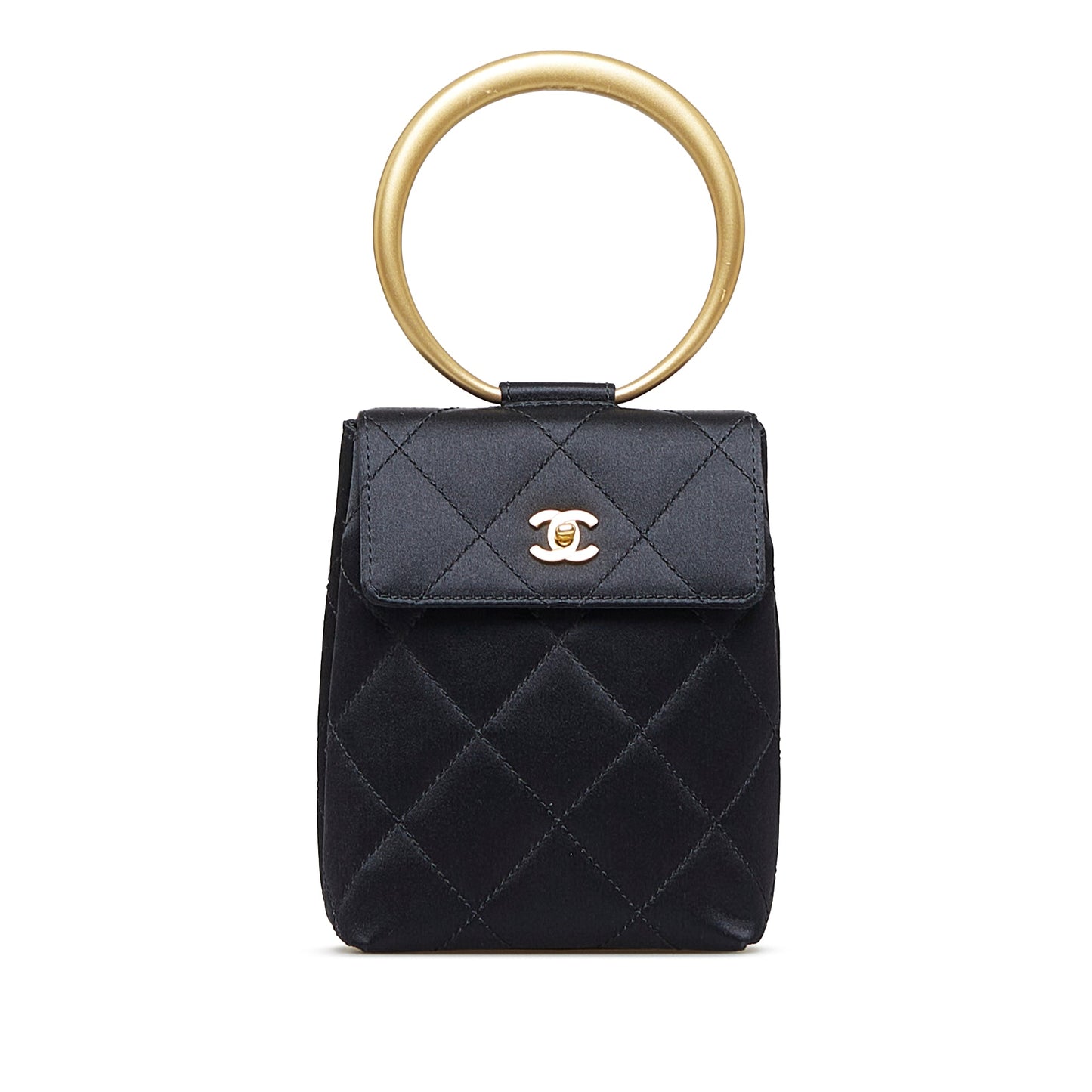 Luxury Chanel CC Matelasse Bracelet Handbag