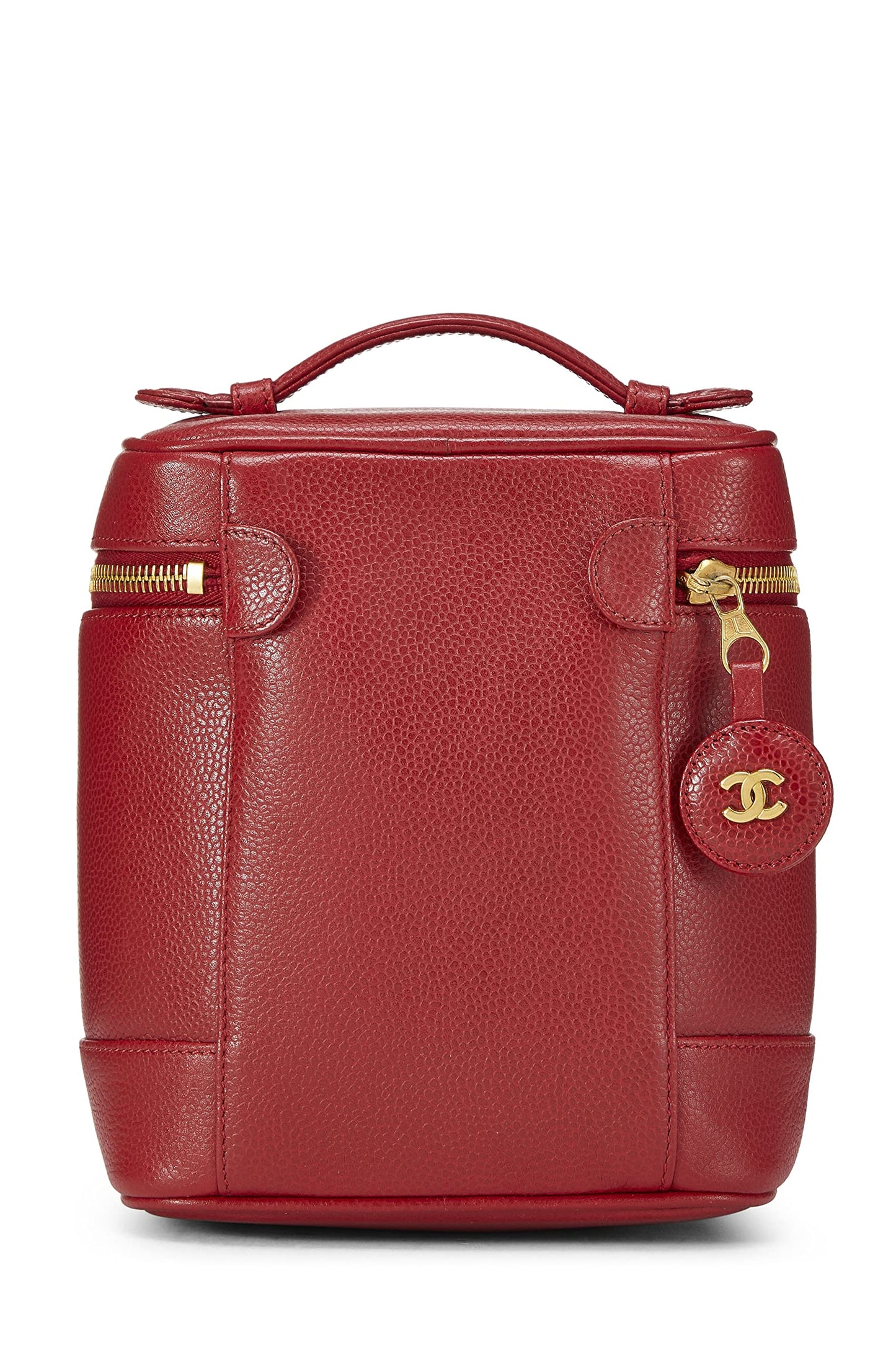 Chanel,  Red Caviar Timeless Vanity, Red