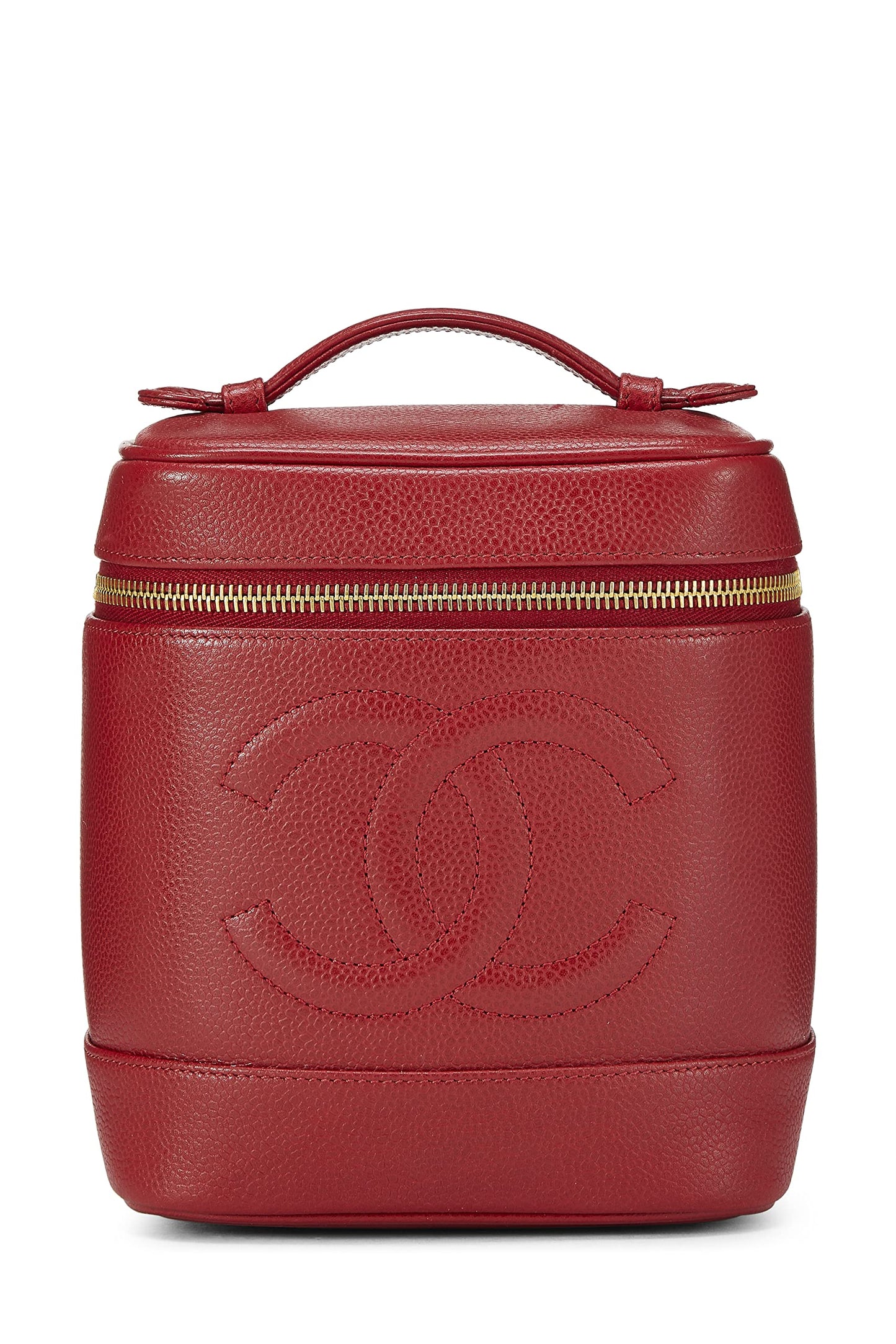 Chanel,  Red Caviar Timeless Vanity, Red