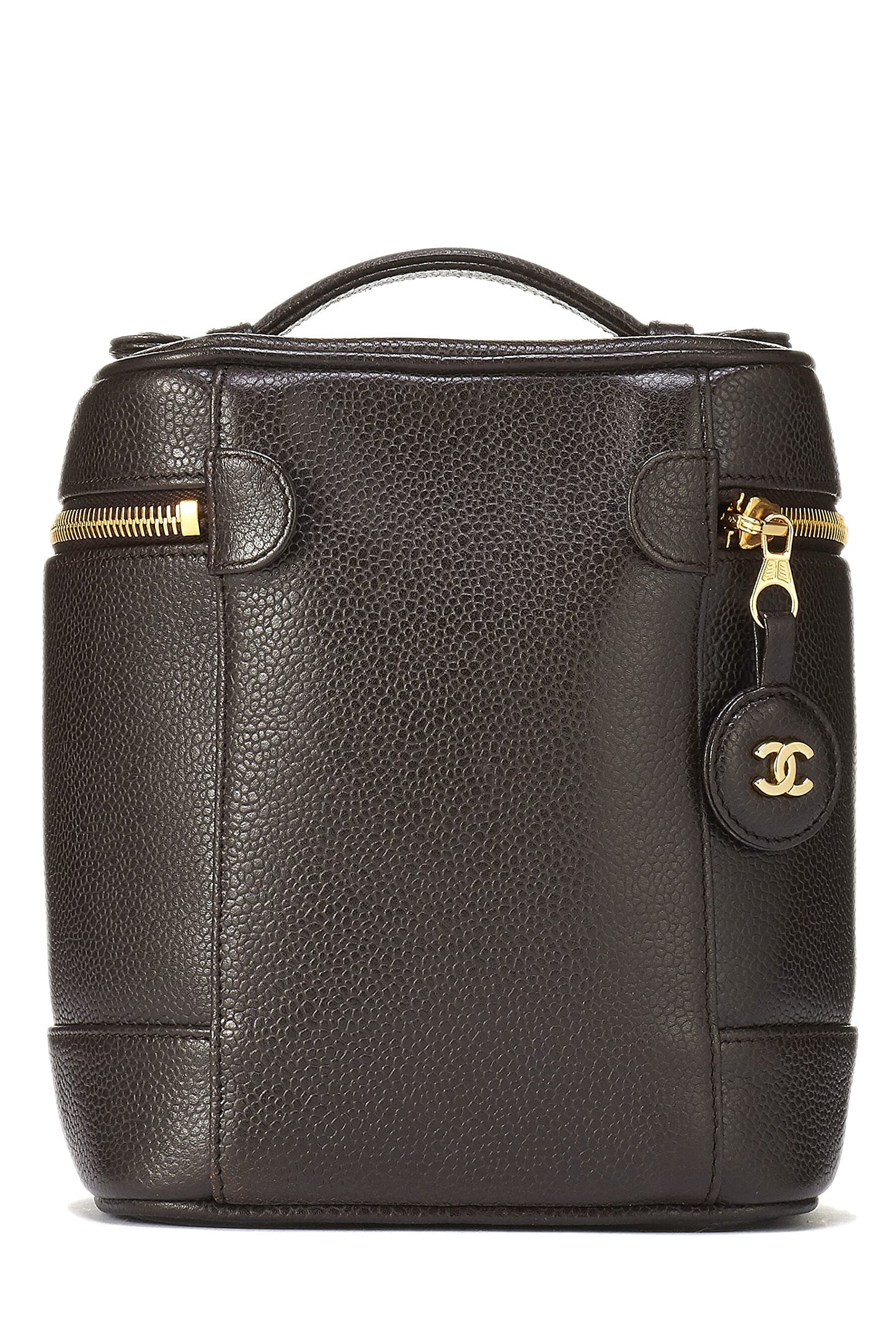 Chanel,  Brown Caviar Vanity, Brown