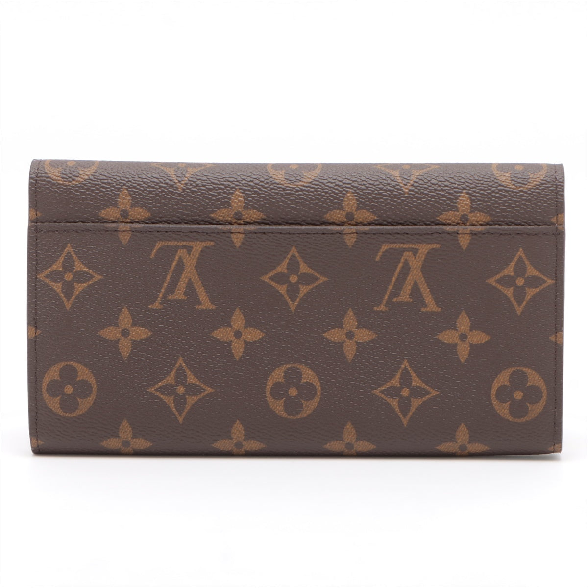 Louis Vuitton Monogram Portfolio Sarah M60531 Brown Long Wallet