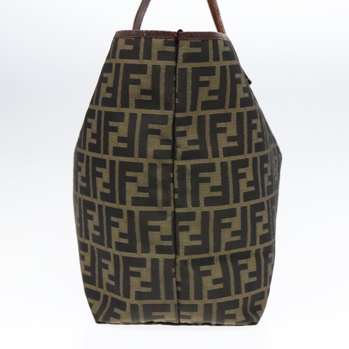 Luxury Fendi Zucca Canvas Tote Bag Brown Black92145