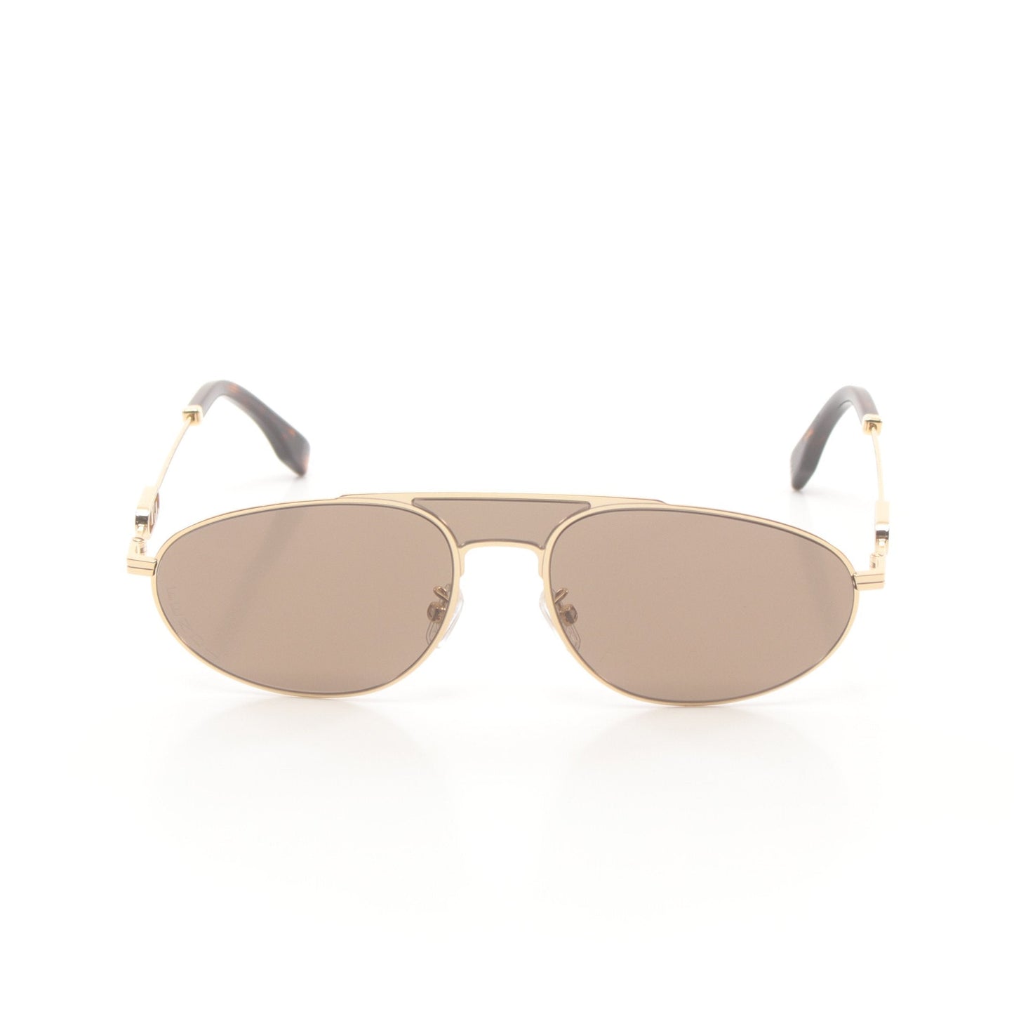Luxury Fendi O'Lock Sunglasses GP Gold Brown