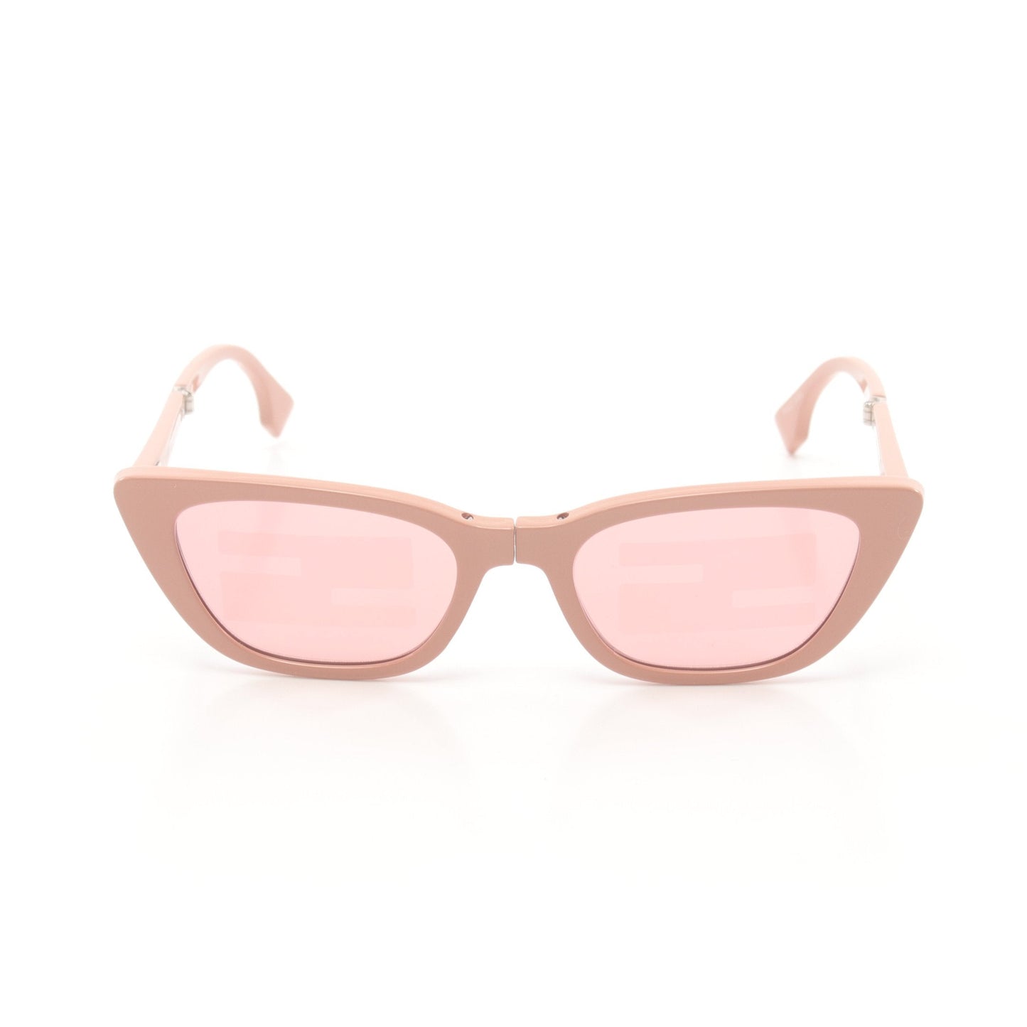 Luxury Fendi BAGUETTE Cat eye Sunglasses Pink