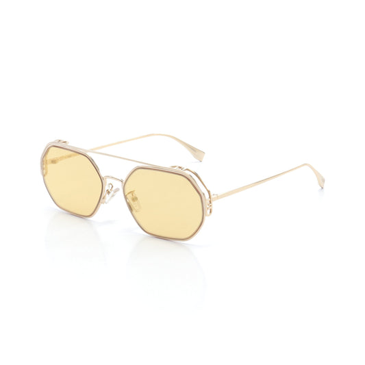 Luxury Fendi Sunglasses GP Gold
