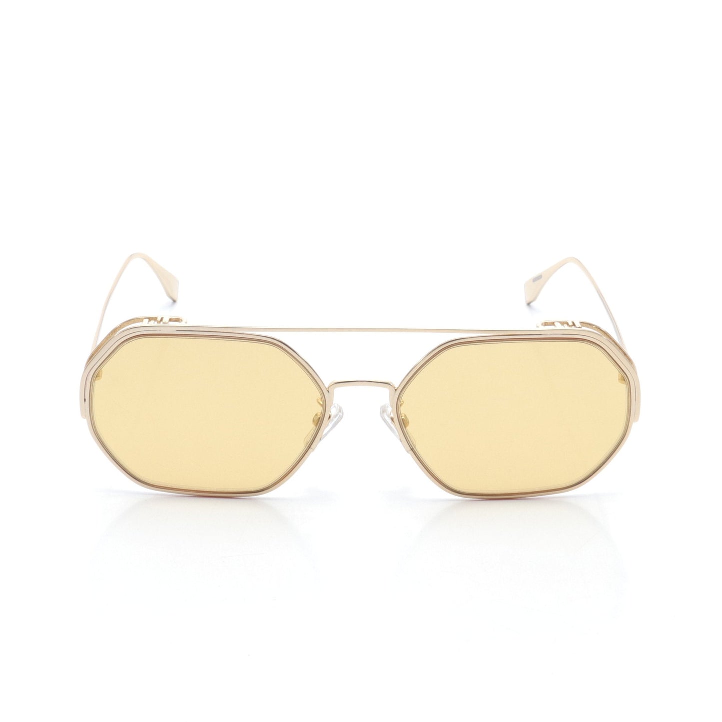 Luxury Fendi Sunglasses GP Gold