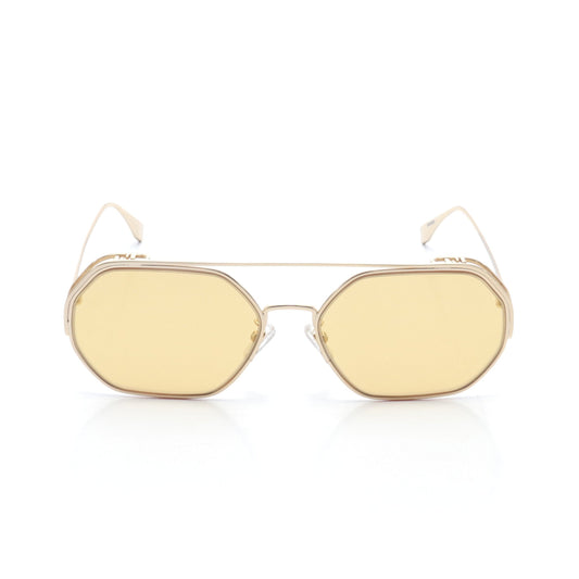 Luxury Fendi Sunglasses GP Gold