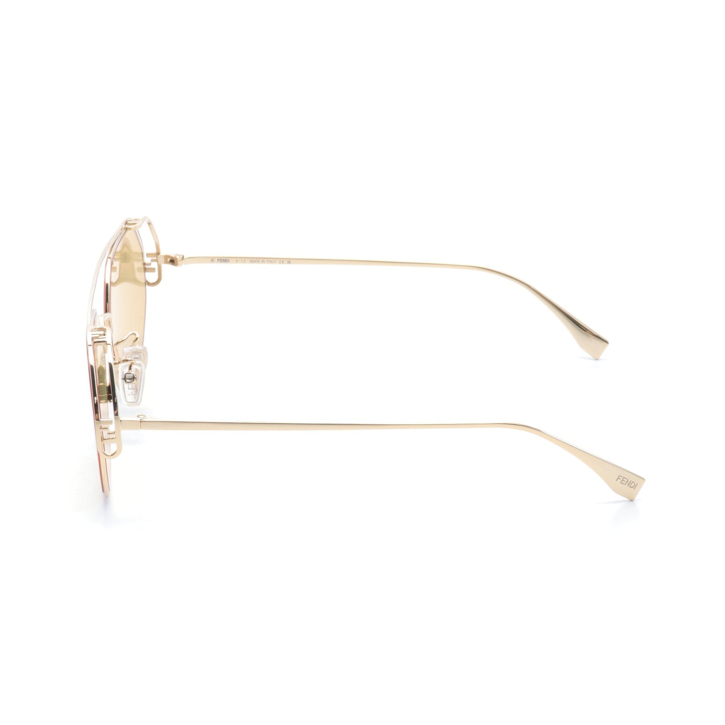 Luxury Fendi Sunglasses GP Gold