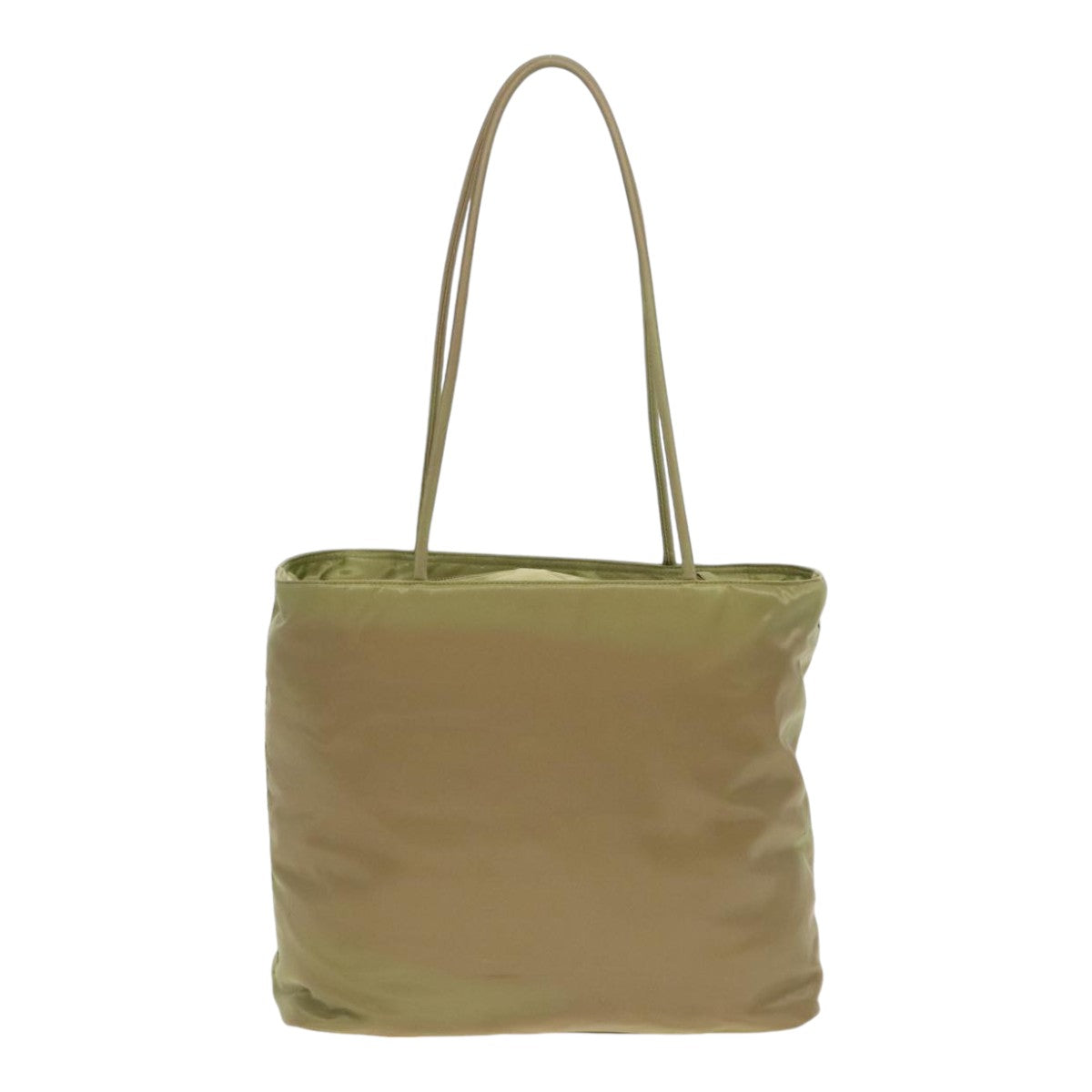 Luxury Prada Tote Bag Nylon Green Silver  92439