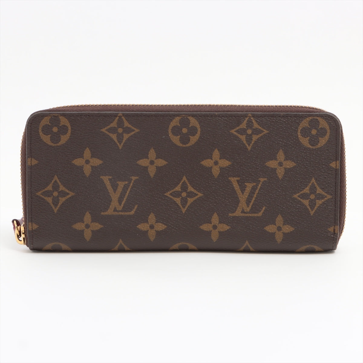 Louis Vuitton Monogram Portfolio Clemens M60742 Fuchsia Pink Round  Wallet