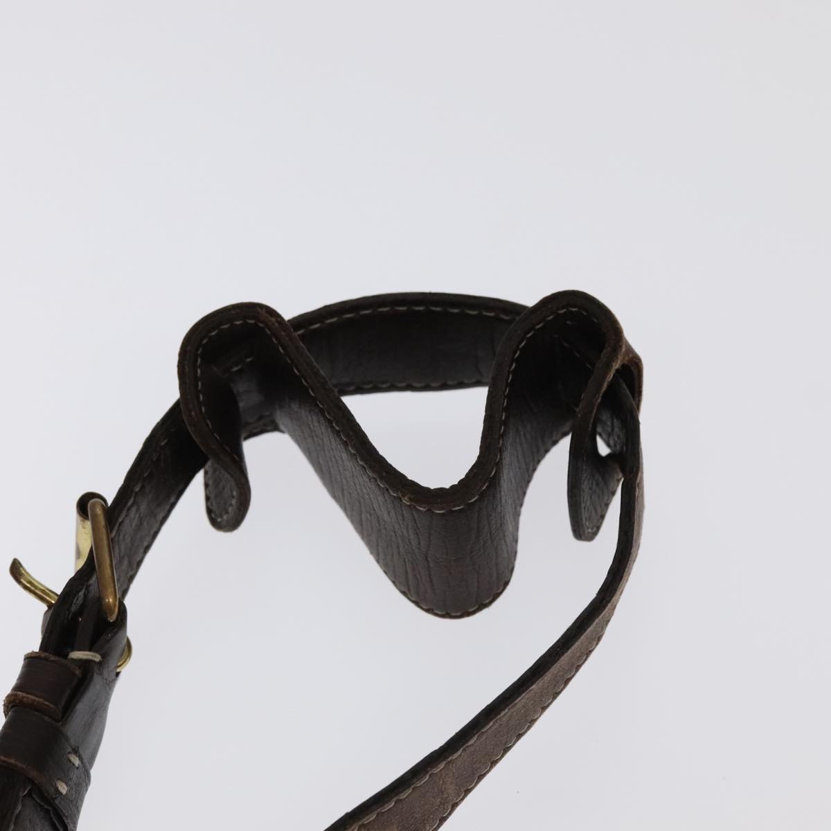 LOUIS VUITTON Monogram Mini Lin Saumur XL Shoulder Bag Ebene M95220 92467