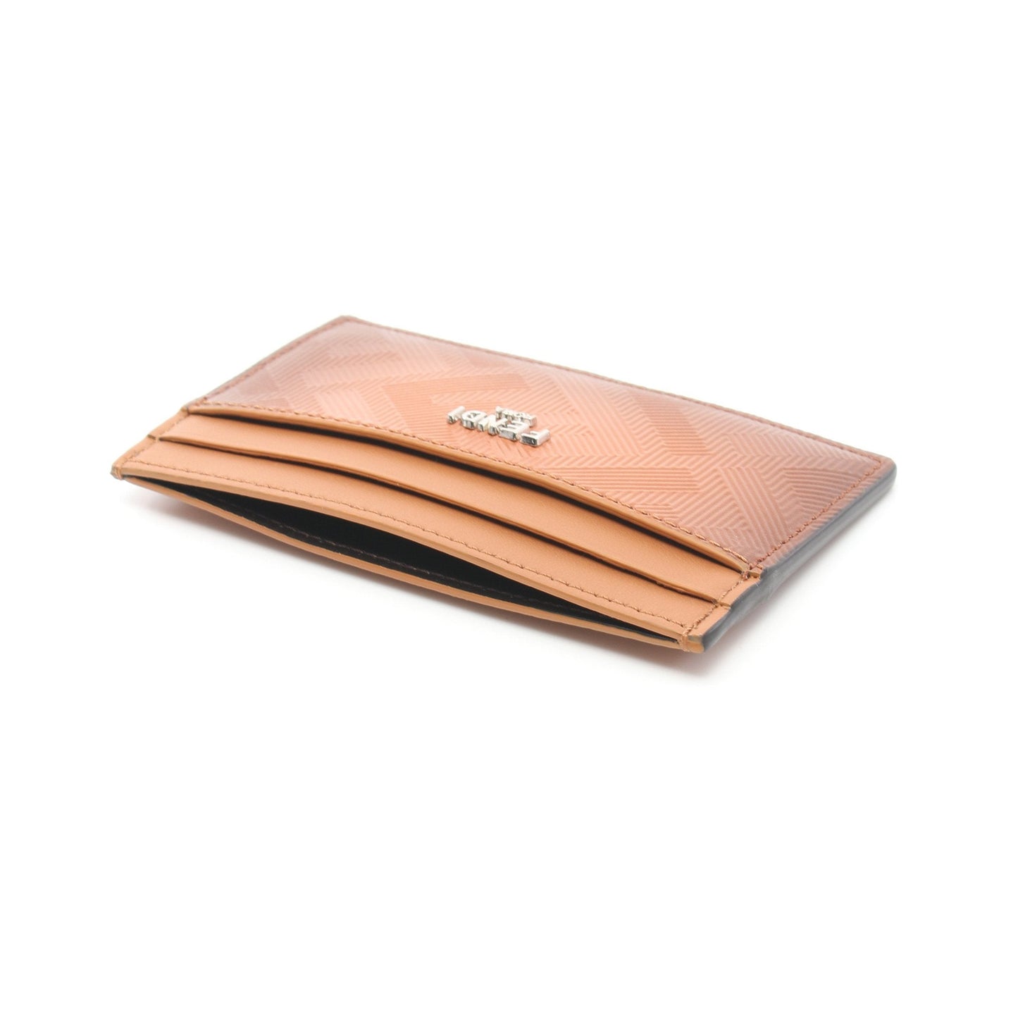 Luxury Fendi Card case Leather Brown