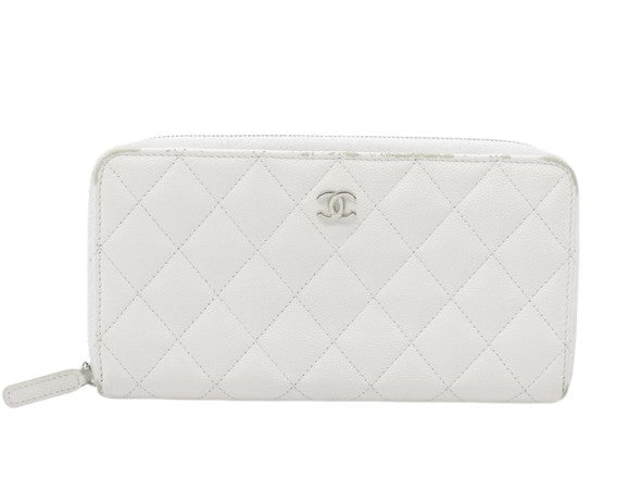 CHANEL Long portefeuille zippe Clutch Bag