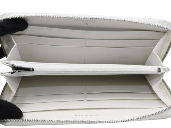 CHANEL Long portefeuille zippe Clutch Bag