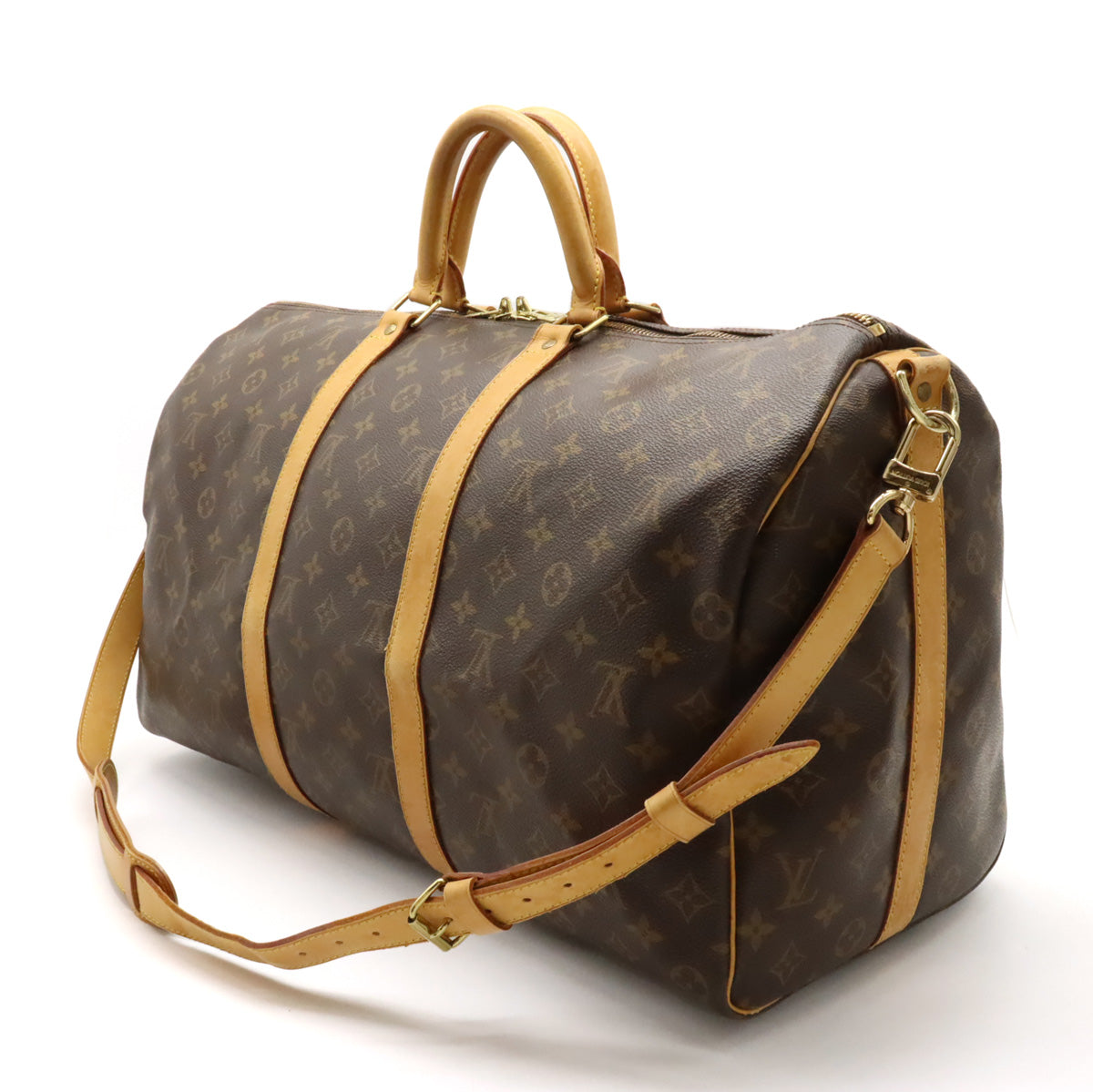 Louis Vuitton Monogram Keepall Bandouliere 50 Boston Travel Bag 2WAY M41416