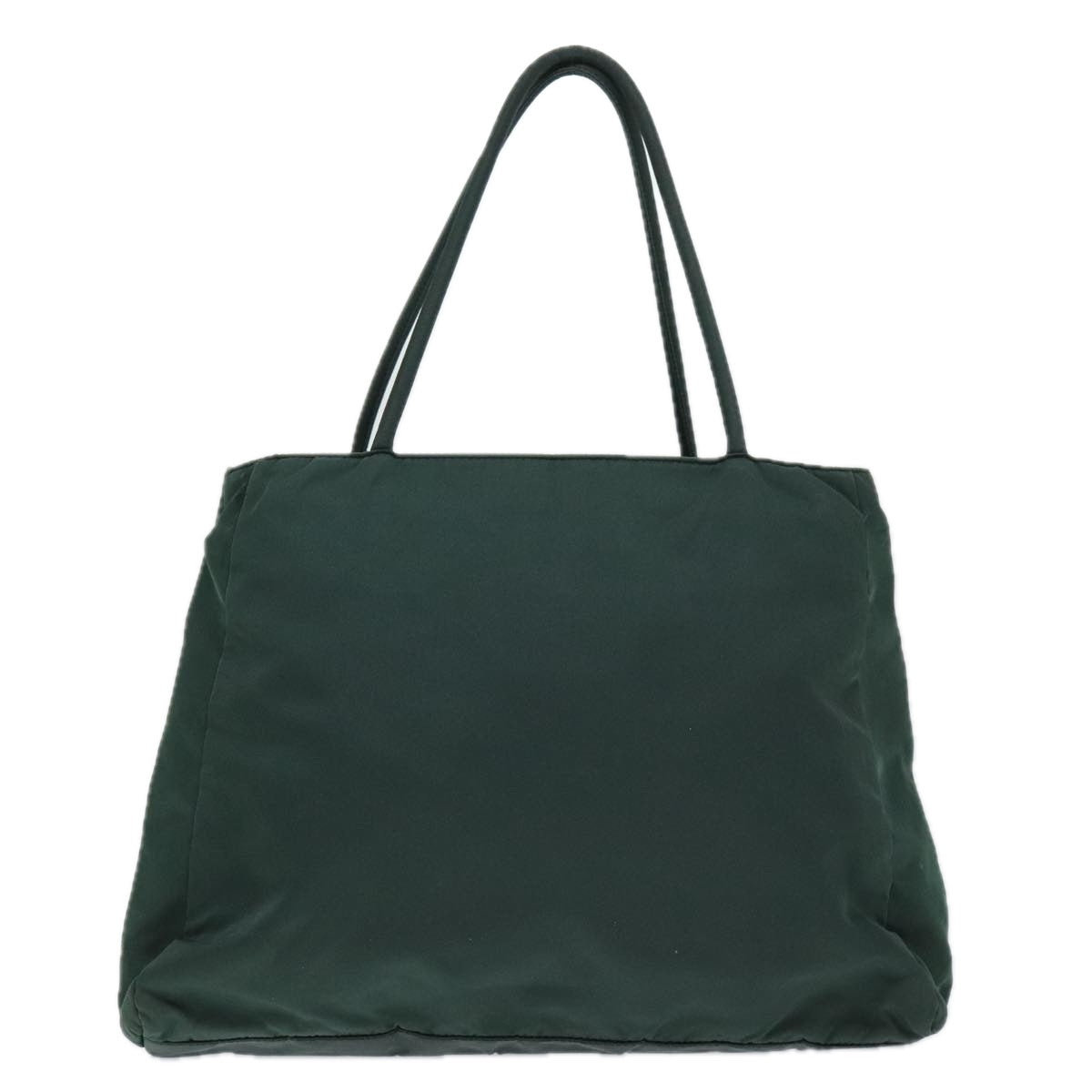 Luxury Prada Tote Bag Nylon Khaki Silver  92714