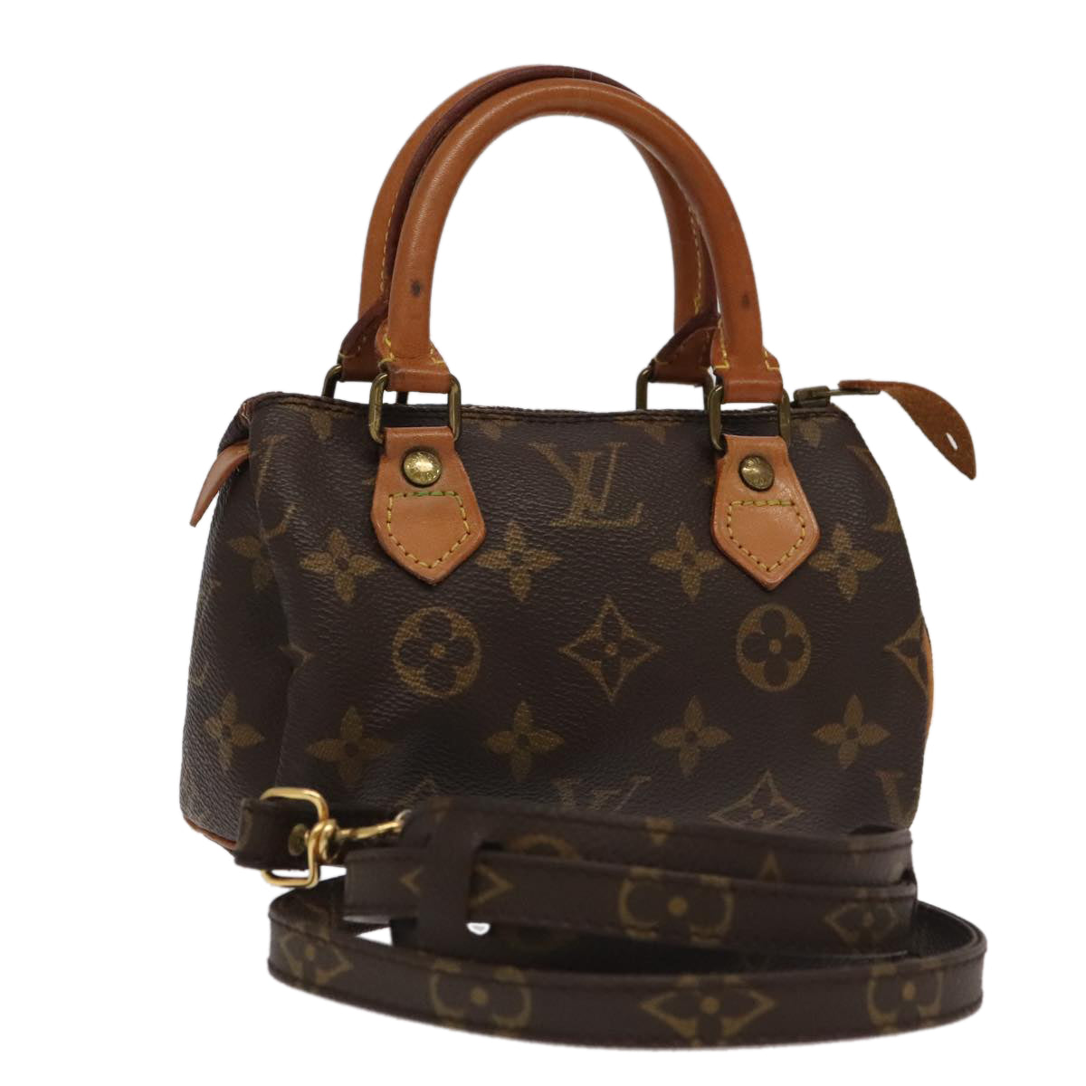 LOUIS VUITTON Monogram Mini Speedy Hand Bag M41534 LV 92753