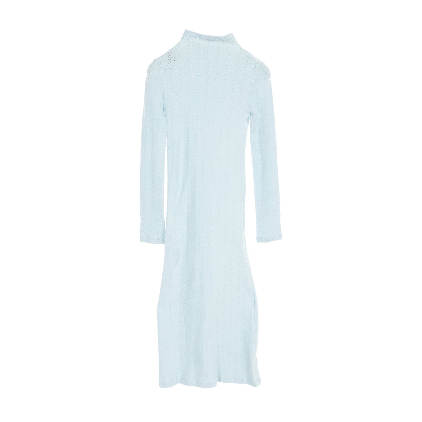 Luxury Fendi Knit dress Nylon Light blue