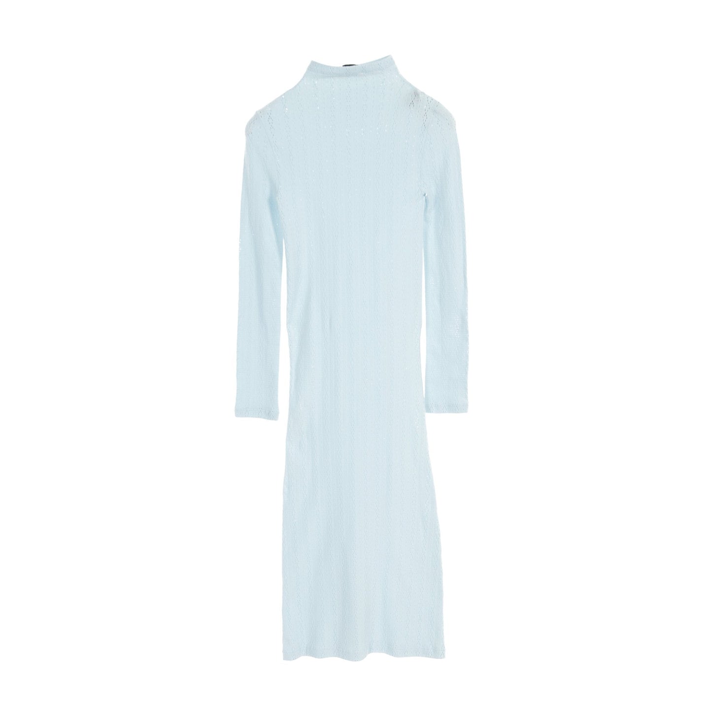 Luxury Fendi Knit dress Nylon Light blue