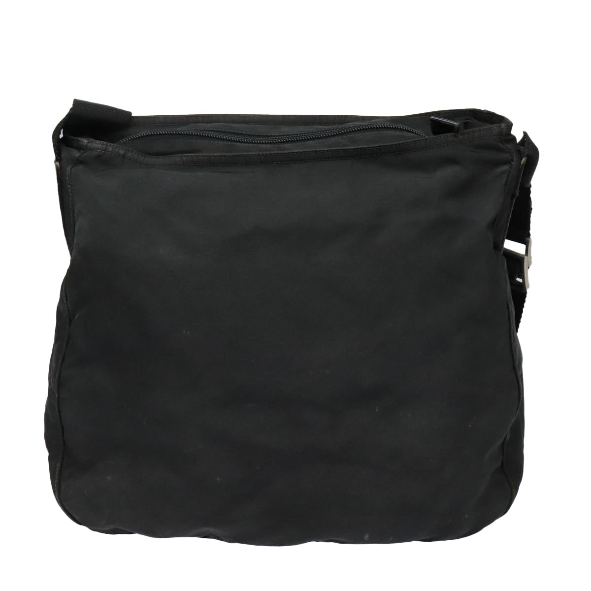 Luxury Prada Shoulder Bag Nylon Black Silver  92825