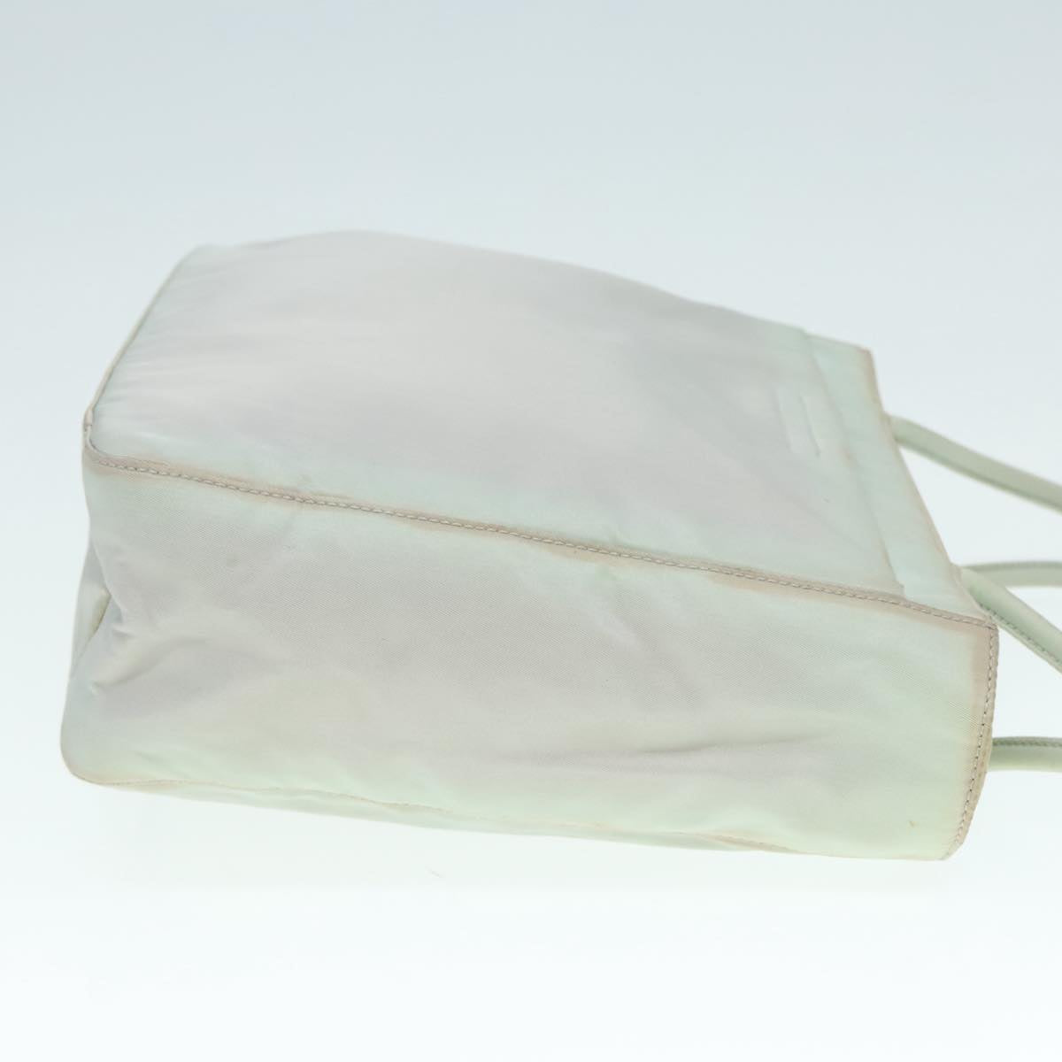 Luxury Prada Tote Bag Nylon Light Blue Silver  92863