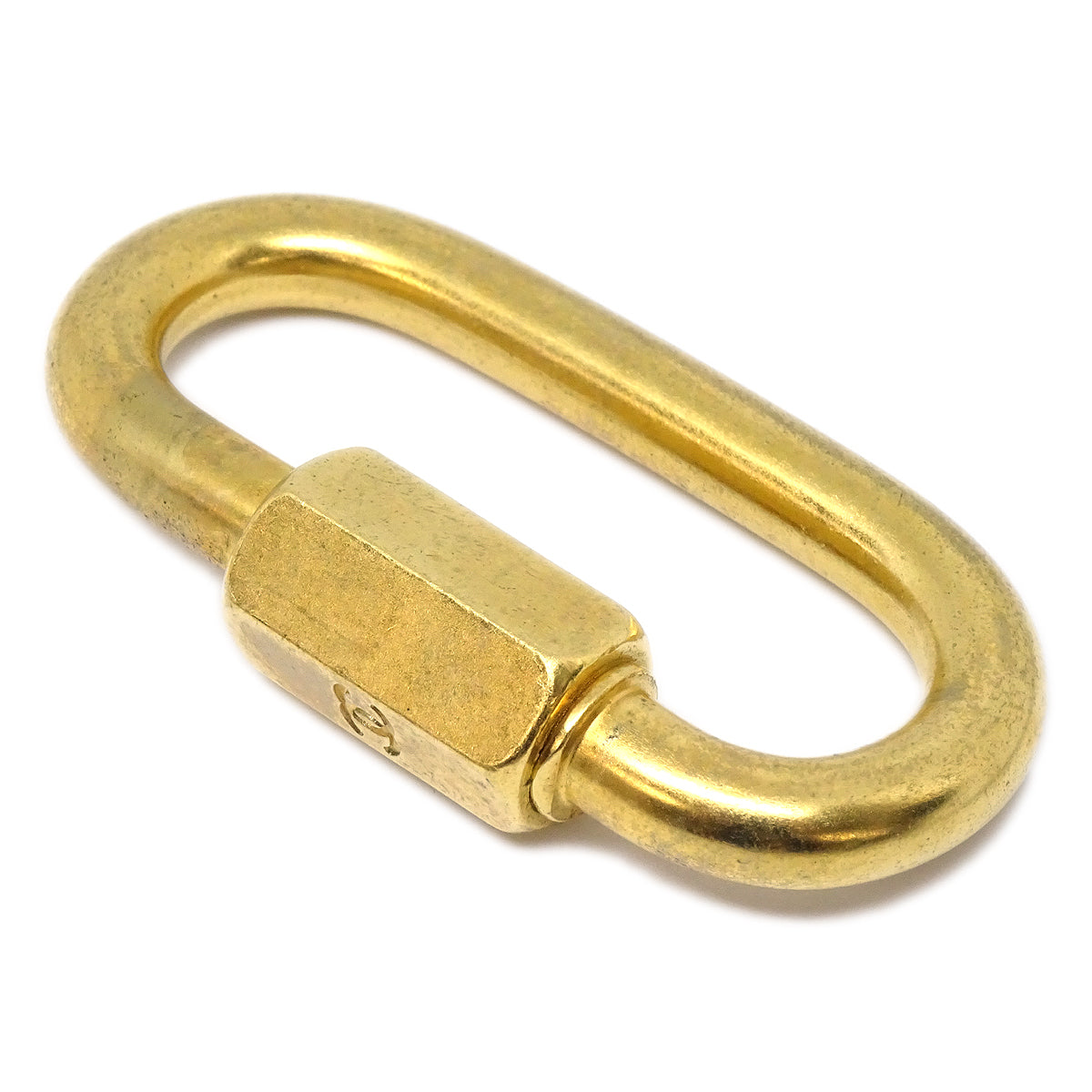 Luxury Chanel Handbag Charm Karabiner Gold Small New