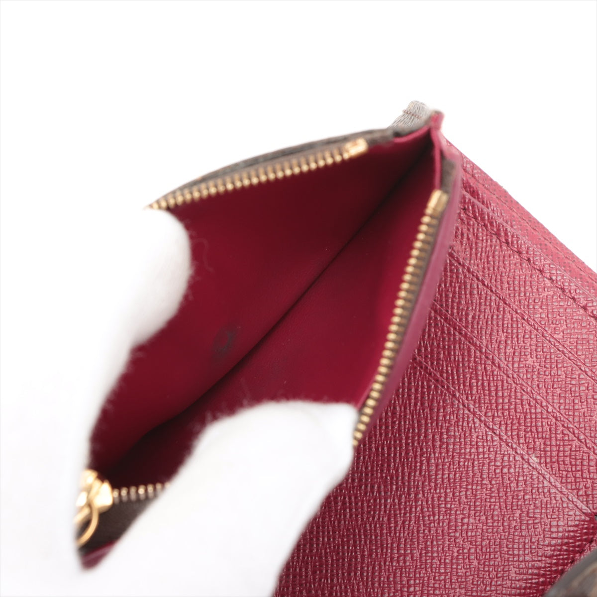 Louis Vuitton Monogram Portfolio Victoria M41938 Fushai Compact Wallet  Luxury