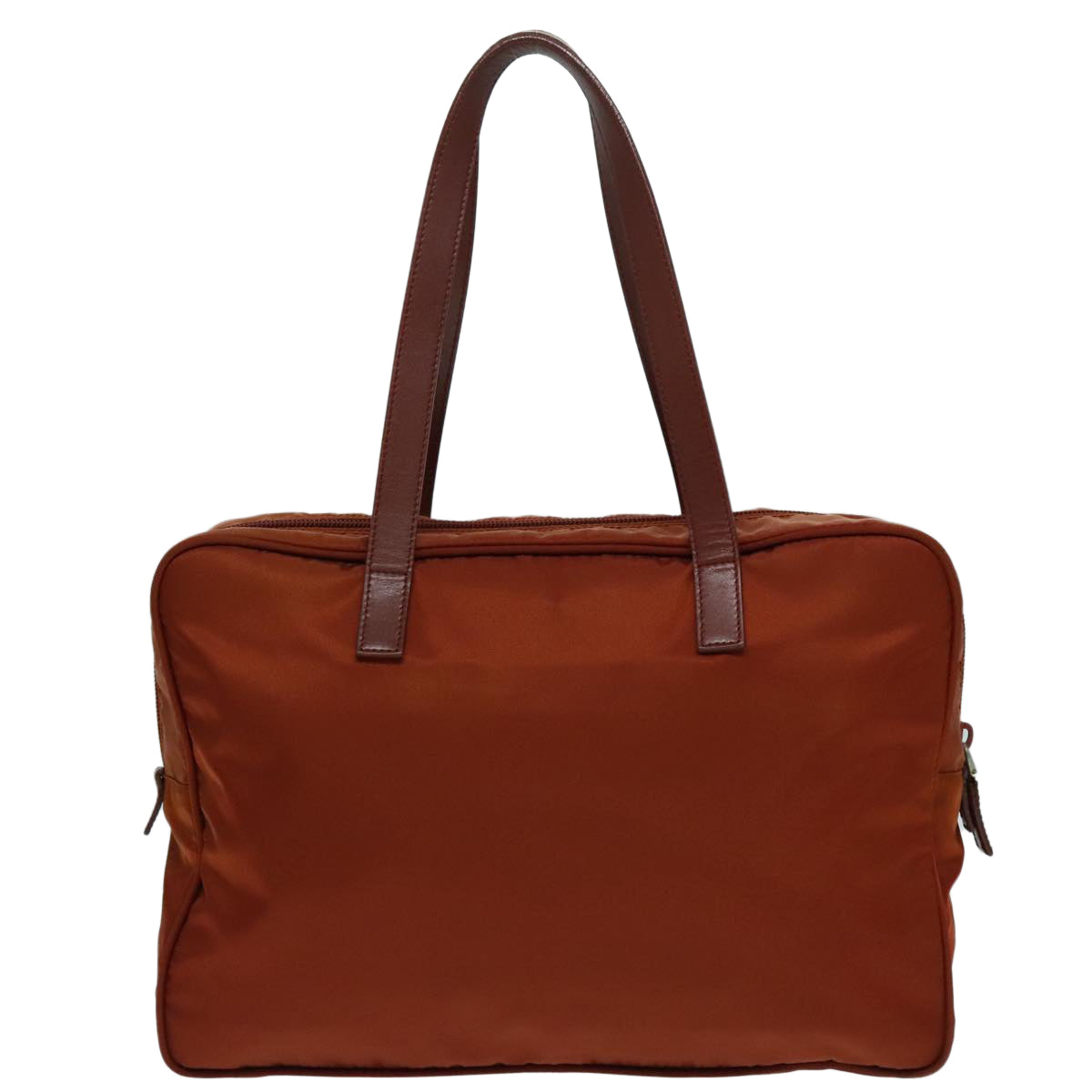 Luxury Prada Shoulder Bag Nylon Red Silver  92971