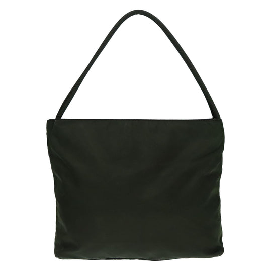 Luxury Prada Tote Bag Nylon Green Silver  92972