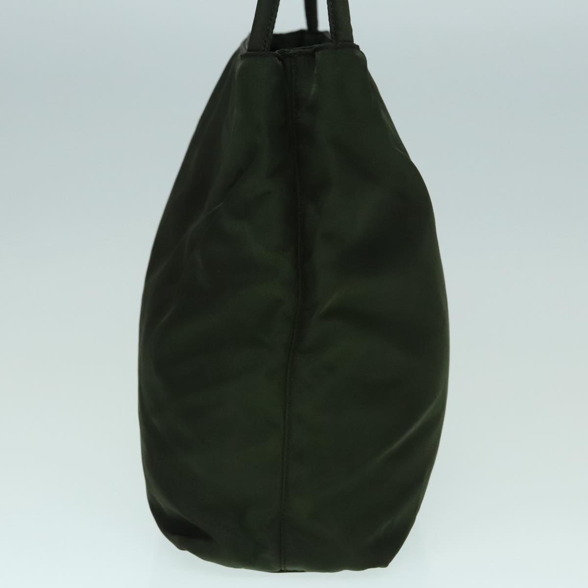 Luxury Prada Tote Bag Nylon Green Silver  92972