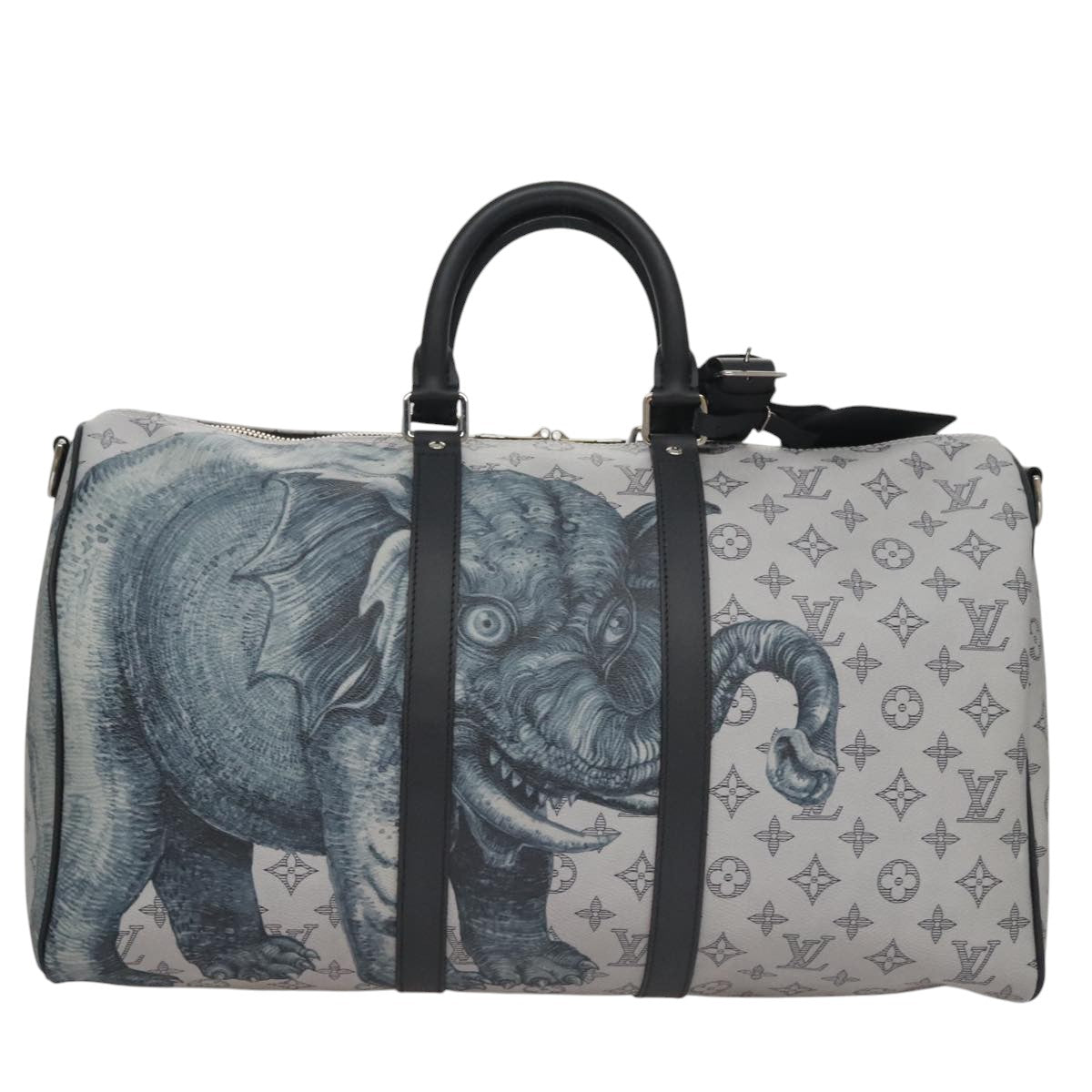 LOUIS VUITTON Monogram Savanna Keepall Bandouliere 45 Bag M54130 LV 92978S
