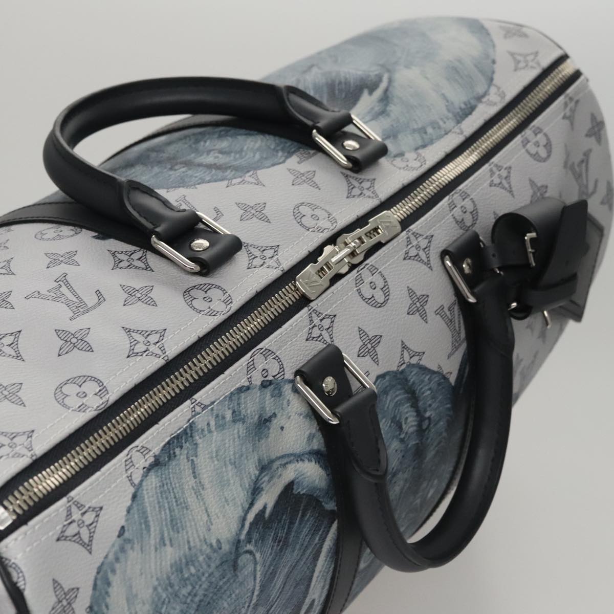 LOUIS VUITTON Monogram Savanna Keepall Bandouliere 45 Bag M54130 LV 92978S