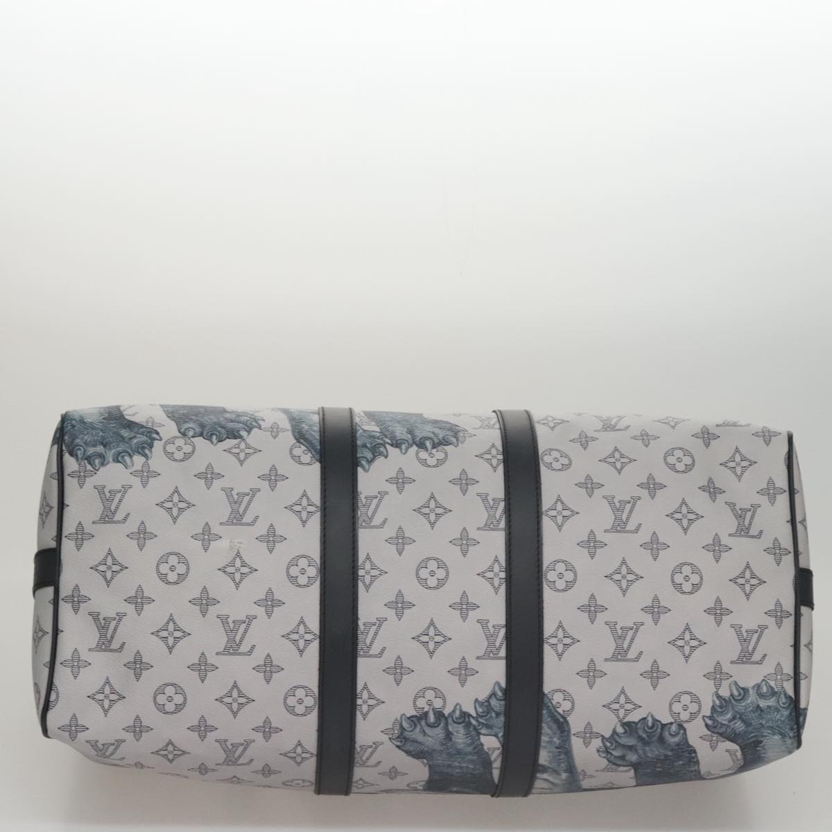 LOUIS VUITTON Monogram Savanna Keepall Bandouliere 45 Bag M54130 LV 92978S