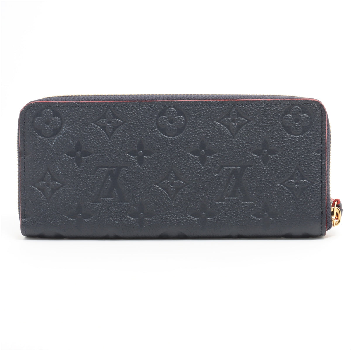 Louis Vuitton Monogram Emplant Portfolio Clemence M69415 Marine Round  Wallet  Reaction