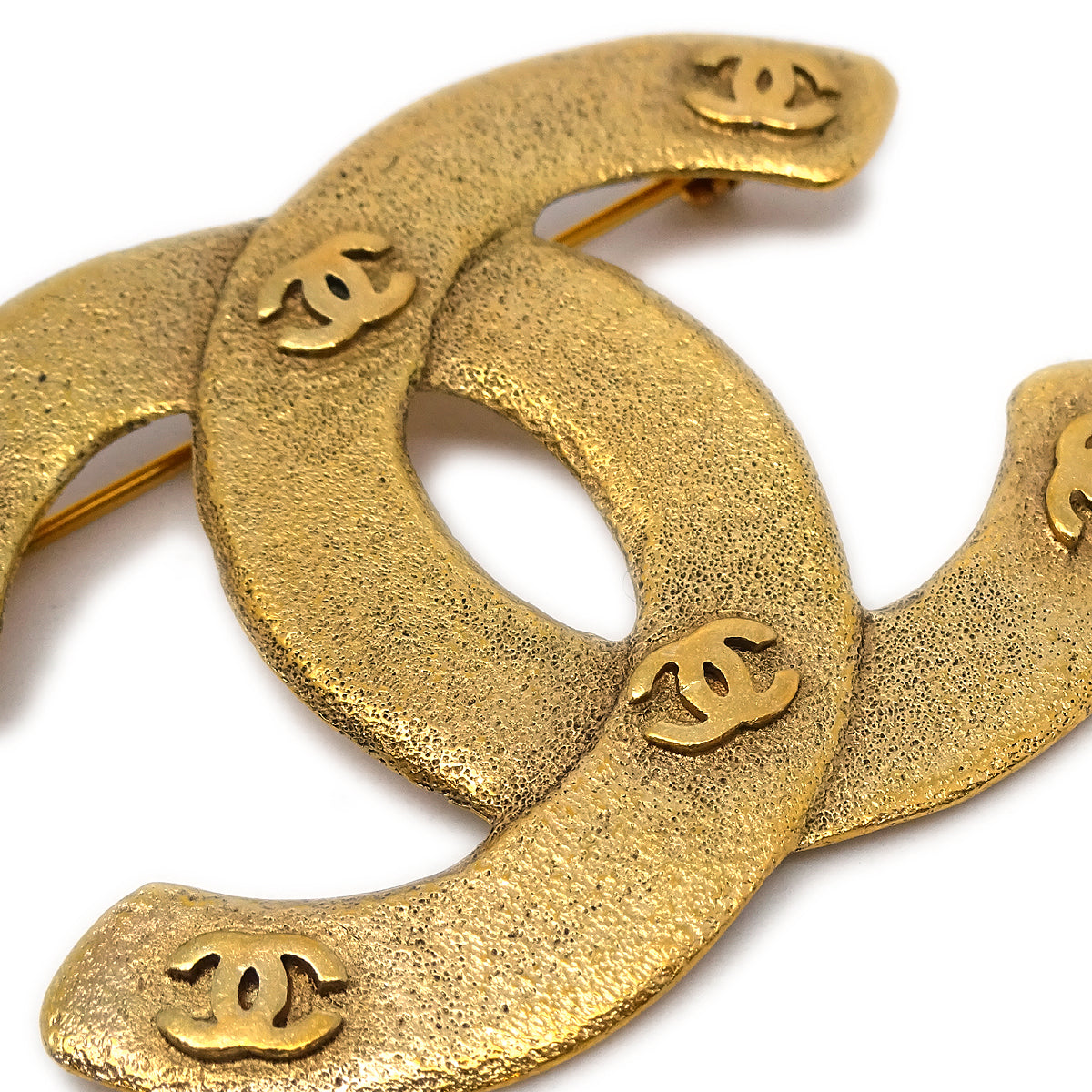 Luxury Chanel CC Brooch Pin Gold 29/1264