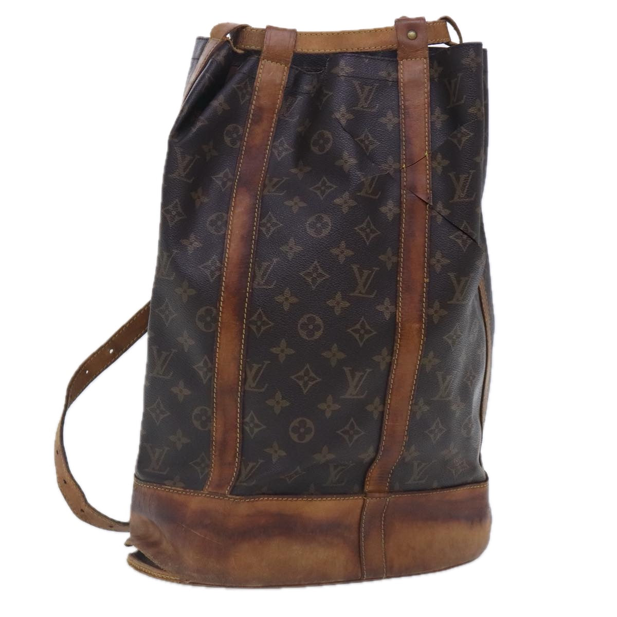 LOUIS VUITTON Monogram Randonnee GM Shoulder Bag M42244 LV 93022