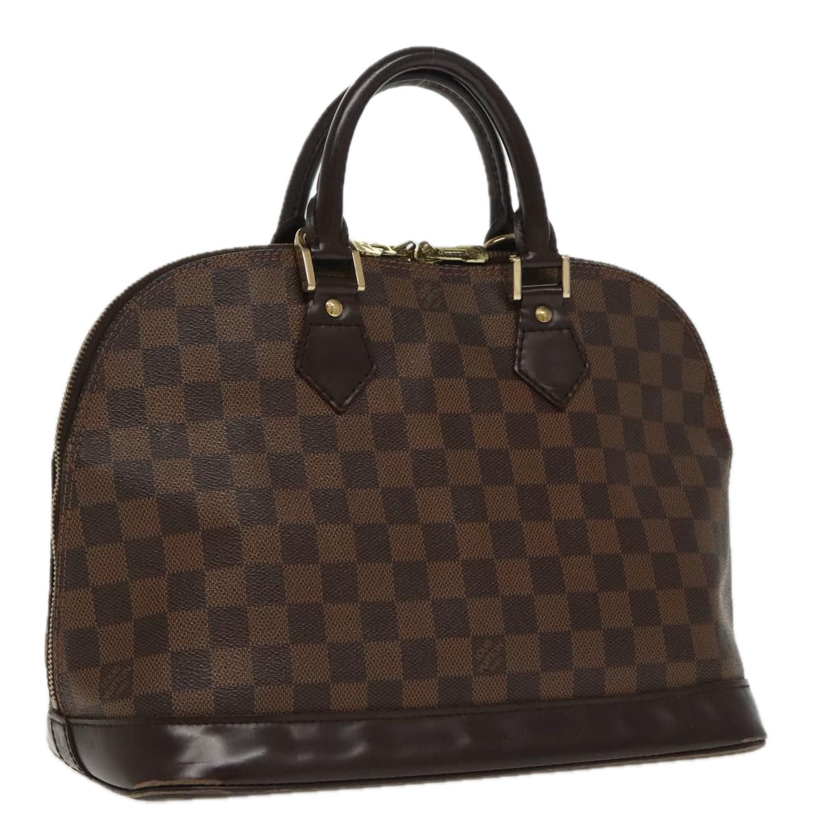 LOUIS VUITTON Damier Ebene Alma Hand Bag N51131 LV 93066