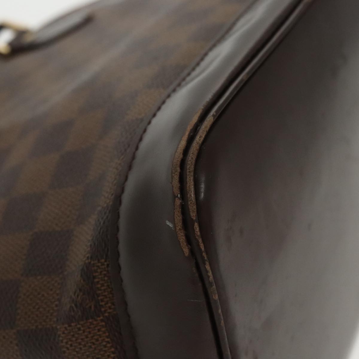 LOUIS VUITTON Damier Ebene Alma Hand Bag N51131 LV 93066