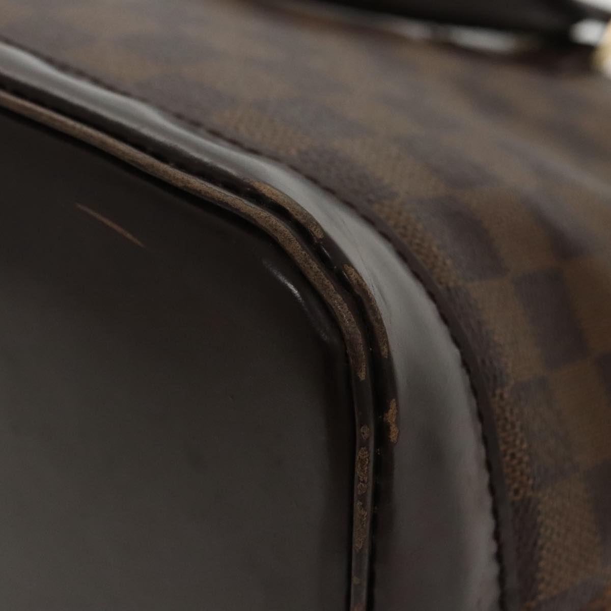 LOUIS VUITTON Damier Ebene Alma Hand Bag N51131 LV 93066